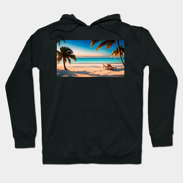 At the beach Hoodie by thali6